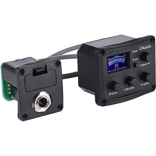 [JOY-JE-63] SISTEMA DE AMPLIFICACIÓN JOYO, EQ, PARA UKULELE, GUITALELE Y MANDOLINA, PANTALLA, LCD