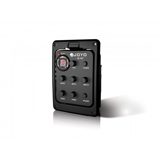[JE-307] SISTEMA DE AMPLIFICACION JOYO, PARA GUITARRA ACUSTICA, CON EQ 5 BANDAS Y AFINADOR