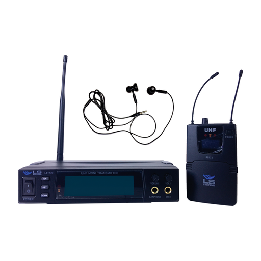 [LSTR20] SISTEMA DE MONITOREO LS SYSTEMS, INALAMBRICO, INCLUYE AURICULARES Y RECEPTOR