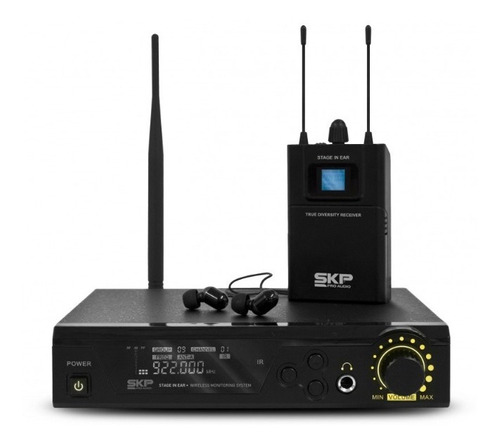 [UHF-99CH] SISTEMA DE MONITOREO SKP, INALAMBRICO, INCLUYE AURICULARES Y RECEPTOR