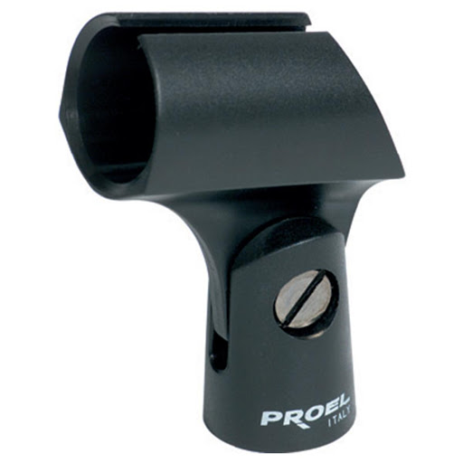 [APM10] SOPORTE ( CLIP ) PROEL, PARA MICROFONO, ABS, NEGRO