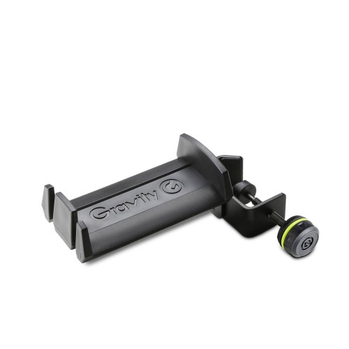 [HP HMS 01 B] SOPORTE UNIVERSAL GRAVITY, PARA COLGAR AUDIFONOS, MONTAJE TIPO CLAMP, COLOR NEGRO