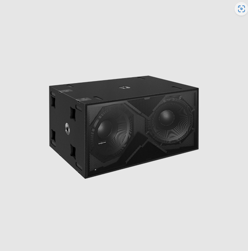[K-LA218-DSP] SUBWOOFER ACTIVO AUDIOCENTER, 2X18, 2800 WATTS RMS, CLASE D, 135dB/141dB, 32Hz-400Hz, DSP