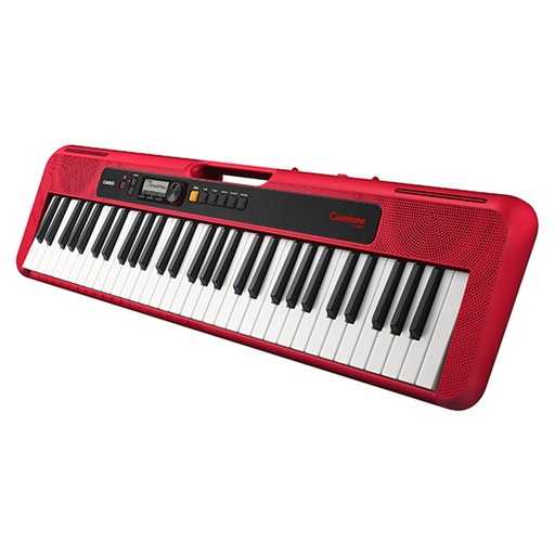 [CT-S200RDC2] TECLADO CASIOTONE CASIO, 61 TECLAS, ROJO, SIN CARGADOR