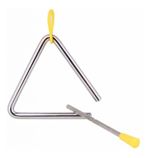 [YWTA-6] TRIANGULO BOCHELI, CON BATIDOR, METALICO, No 6