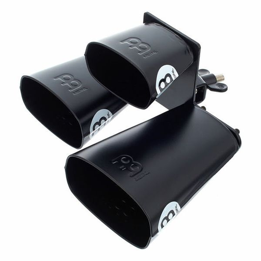 [SLTRI-BK] TRIPLE CENCERRO MEINL, METAL, VARIOS TAMAÑOS, COLOR NEGRO