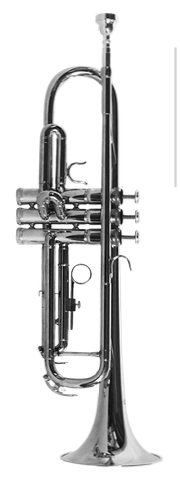 [FTR1001N] TROMPETA ADARA, NIQUELADA, CON BOQUILLA Y ESTUCHE, CLAVE Bb