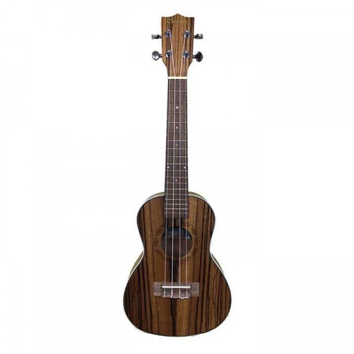 [UC-AU03LAB-23] UKULELE CONCIERTO 23 CARIBE, MADERA OSCURA MATE VETEADO, CON FUNDA