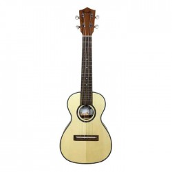 [UC-AU17L-TB-23] UKULELE CONCIERTO 23 CARIBE, MADERA, NATURAL CLARO, MATE, CUERPO DELGADO, CON FUNDA