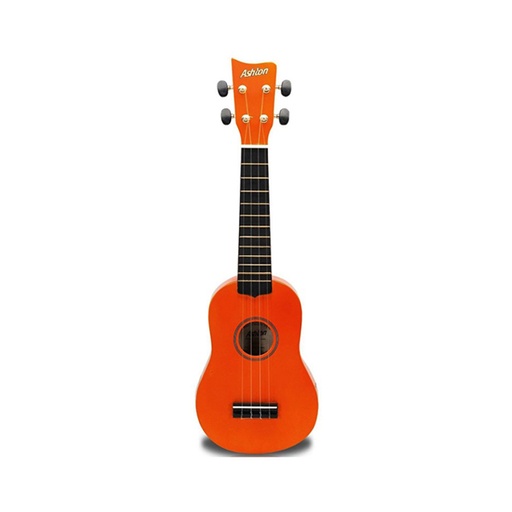 [UKE110NG] UKULELE SOPRANO 21 ASHTON, ANARANJADO, CON FUNDA
