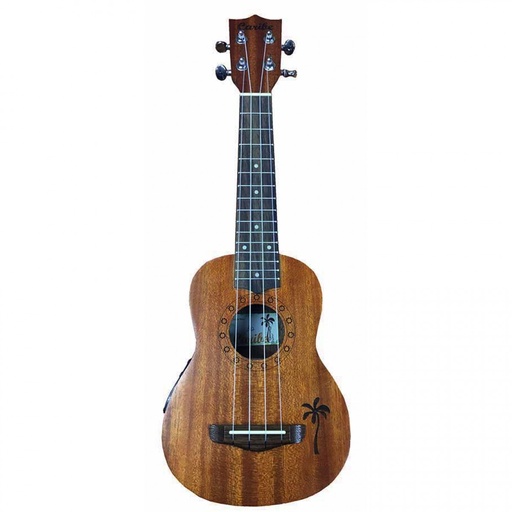 [UC-AU07LH-21-EQ] UKULELE SOPRANO 21 CARIBE, ELECTRO-ACUSTICO, NATURAL PALMERITA, CON FUNDA