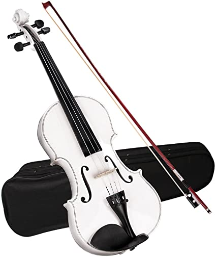 [VV-VG105-WT] VIOLIN VIVALDI, 4/4, CUERDAS DE METAL, BLANCO, CON ESTUCHE