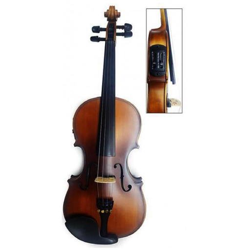 [VV-E102B-4/4] VIOLIN VIVALDI, 4/4, ELECTRO ACUSTICO, CON EQ, SATINADO, CON ESTUCHE