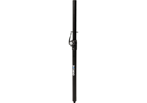 [S333] POLE QUIK LOCK, SOPORTE PARA ALTAVOZ, CON ROSCA, SOPORTA 125 lb, COLOR NEGRO