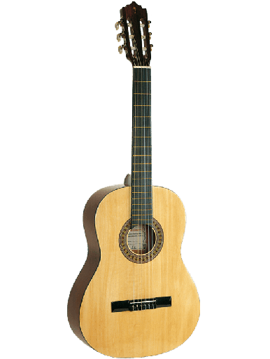 [GV-AC811N2] GUITARRA CLASICA VALENCIANA, PARA NIÑO, 34", NATURAL, CON FUNDA