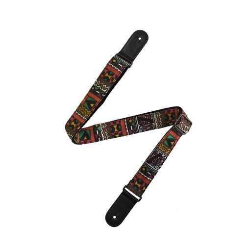 [A040-U2] CINCHO ALICE, PARA GUITARRA/BAJO, CON DISEÑO TIPICO GUATEMALA