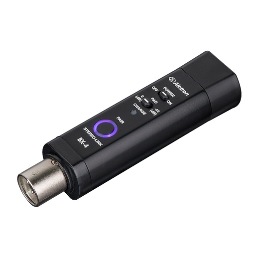 [BX-4] RECEPTOR DE AUDIO BLUETOOTH ALCTRON, CON CHIP 4.0, CONECTOR XLR, BOTON STEREO LINK