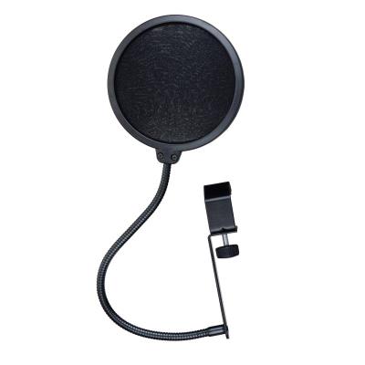 [PF03] FILTRO ANTIPOP ALCTRON, CUELLO DE METAL TIPO CISNE, DOBLE CAPA, COLOR NEGRO