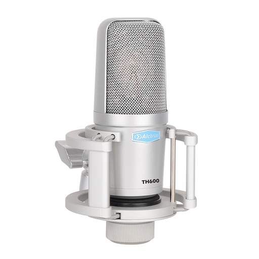 [TH600S] MICROFONO DE CONDENSADOR FET ALCTRON, DE ALTO RENDIMIENTO, CAPSULA DE 34MM, 20 Hz-20 kHz, CARCASA DE ZINC