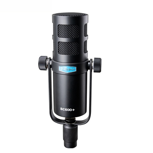 [BC600plus] MICROFONO DINAMICO PROFESIONAL PARA PODCAST ALCTRON, CARDIOIDE, 50Hz-16KHz, CONECTIVIDAD USB-C Y XLR