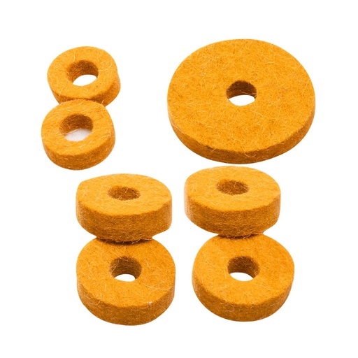 [PAWS-ORPK1-HP] SET DE FELPAS DIXON, 7 UNIDADES, COLOR NARANJA, PARA PLATILLOS