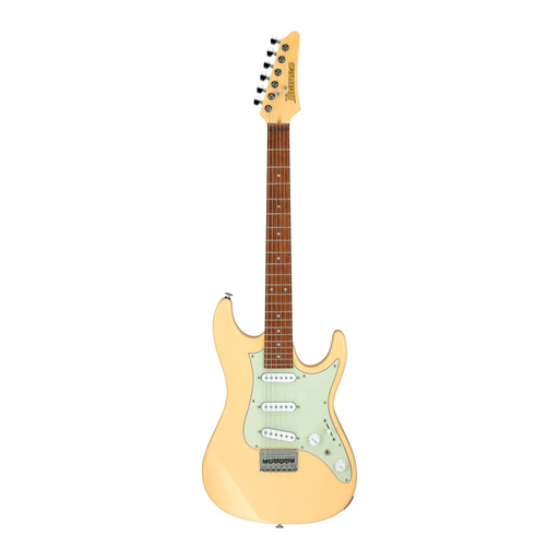 [AZES31-IV] GUITARRA ELECTRICA MARCA IBANEZ, SSS, SELECTOR 5-WAY + ALTER SWITCH, COLOR MARFIL