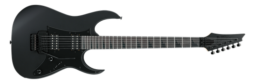 [GRGR330EX-BKF] GUITARRA ELECTRICA MARCA IBANEZ, SERIE RG GIO, HH,  PUENTE FLOTANTE (TIPO FLOYD ROSE), SELECTOR 5-WAY, COLOR TRANSPARENT BLACK FLAT