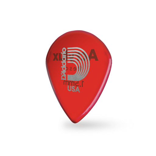 [3AR7] PUA D'ADDARIO, ACRYLIC RESO JAZZ PICK, TIPO GOTA, PLASTICO LISO, 1,5 mm, X UNIDAD