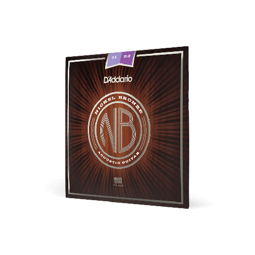 [NB1152] SET DE CUERDAS D´ADDARIO, PARA GUITARRA ACUSTICA, METAL, CALIBRE 11/52 CUSTOM LIGHT, NICKEL BRONZE, LIGHT