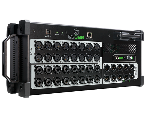 [DL32S] MEZCLADORA DIGITAL DE RACK MACKIE, 32 CANALES, 8 AUX, SERIE DL, PREAMP ONYX+, MODULO WIFI INTEGRADO,