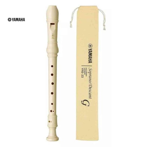 [YRS-23] FLAUTA DULCE YAMAHA, MATERIAL DE ABS, CON FUNDA