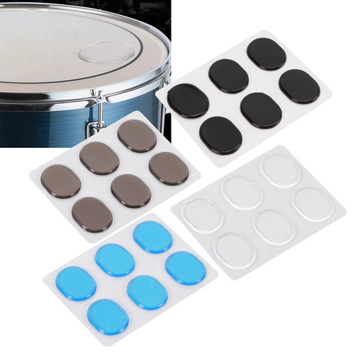 [GEL-DRUM] SET DE DAMPER PADS (DRUM GEL) DVD, CONTROLADOR DE ARMONICOS, 18 PIEZAS, COLOR AZUL, ESTUCHE DE ALUMINIO