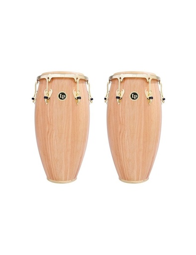 [M752S-AWC / M754S-AWC] CONGAS LP SERIE MATADOR, CAPA NATURAL, AROS CROMADOS, ACABADO BRILLANTE 11 3/4" - 12 1/2"