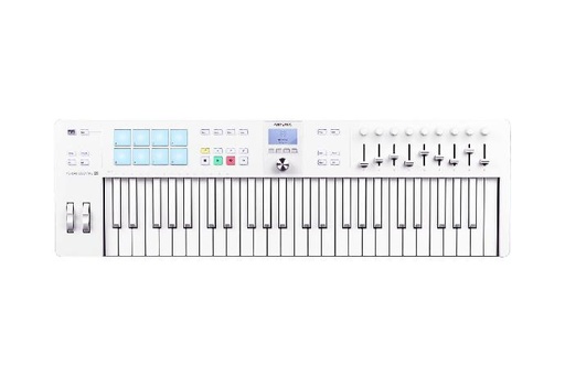 [ESSENTIAL 61 MK3 AW] CONTROLADOR MIDI KEYLAB ARTURIA, 61 TECLAS, COLOR ALPINE WHITE