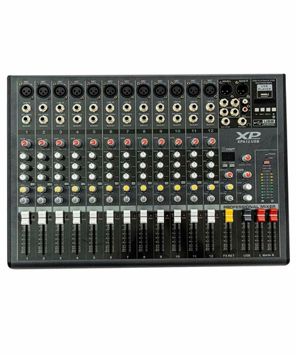 [XPA12] CONSOLA ANALOGA XP AUDIO, 12 CANALES ENTRADA, USB