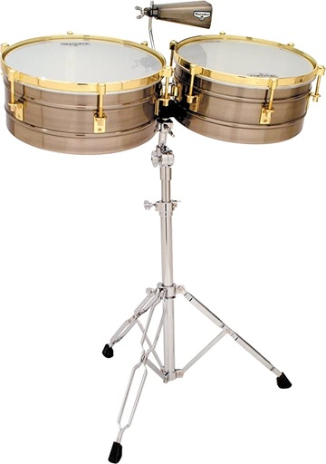 [M257-BNG] PAR DE TIMBALES LP, SERIE MATADOR, ACABADO BRUSH NICKEL, 1x14"-1x15"