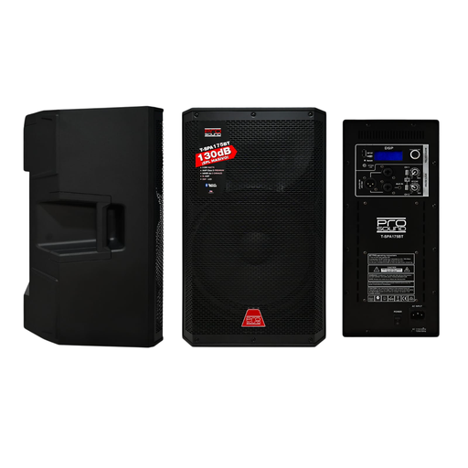 [T-SPA175BT] ALTAVOZ ACTIVO PROSOUND, 1X15", 2000 WATTS MAX, 130dB/ SPL MAX, 2 IN XLR, USB/MP3/BT