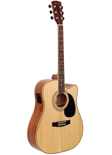 [AD880CE NS] GUITARRA ELECTROACUSTICA CORT, COLOR NATURAL MATE