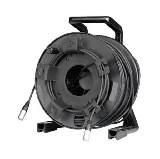 [AI516-50M] BOBINA DE CABLE CAT5e SOUNDKING, PORTATIL, BASE METALICA Y RODOS, CONECTOR NEUTRIK, 50MT