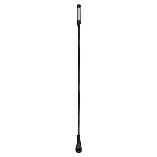 [LX05] LAMPARA ALCTRON, PARA USO EN MEZCLADORAS, CONEXION XLR M, COLOR NEGRO, LUZ BLANCA FRIA