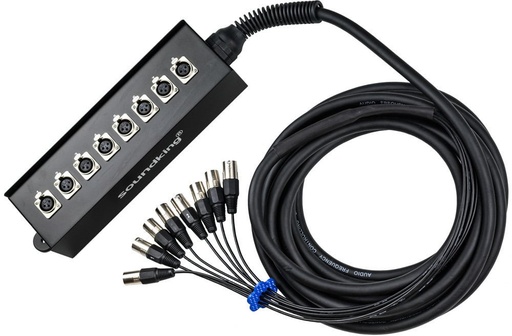 [AH401] MEDUSA DE AUDIO / SUB-SNAKE SOUNDKING,8 CANALES, 30 METROS