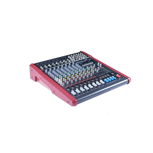[MIX08C] MEZCLADORA PASIVA SOUNDKING, (CONSOLA ANALOGA) 8 ENTRADAS (8 XLR) 48V+ (4 MONO), 8 SALIDAS (4 AUX) (STEREO L/R) (4 GROUP L/R), RCA IN/OUT, USB REC/PLAY, 100 FX, EQ