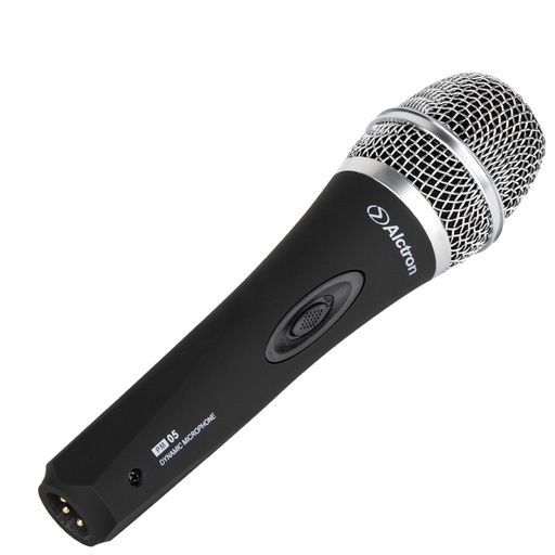 [PM05] MICROFONO DINAMICO ALCTRON, DE MANO, PARA USO EN VIVO, CON INTERRUPTOR DE ENCENDIDO, HIPERCARDIOIDE, 50 Hz-15 kHz, 144 dB SPL MAX