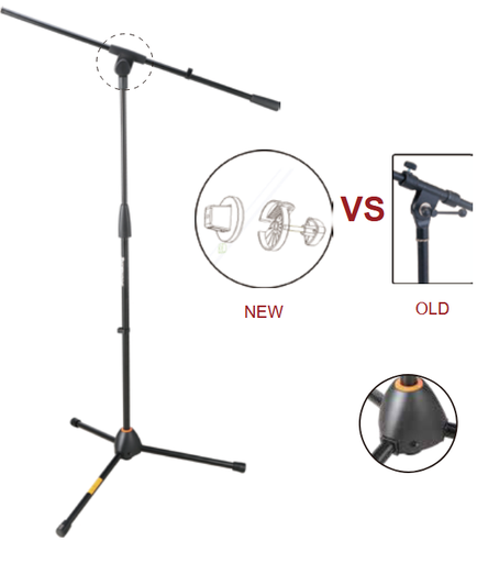 [SD158] PEDESTAL PARA MICROFONO SOUNDKING, SISTEMA DE AJUSTE SEGURO, EXTENSIBLE HASTA 1.6 M, COLOR NEGRO