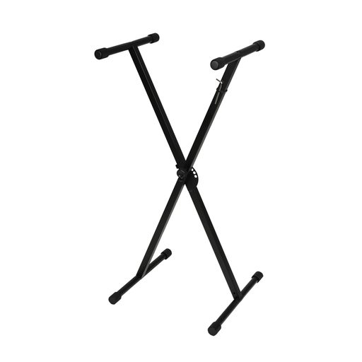 [EDF111] PEDESTAL PARA TECLADO SOUNDKING, 1 BARRA, ESTILO X, AJUSTABLE, COLOR NEGRO