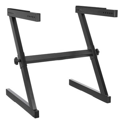 [DF022] PEDESTAL PARA TECLADO SOUNDKING, BARRA CUADRADA, ESTILO Z, AJUSTABLE, COLOR NEGRO