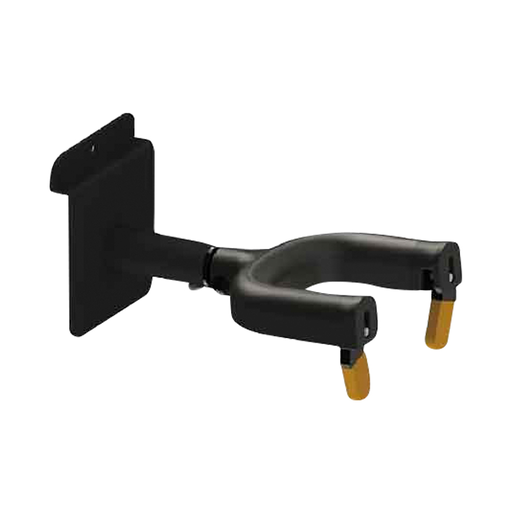 [SG720C] SOPORTE DE GUITARRA PARA PARED SOUNDKING, CON SISTEMA DE AUTO-AGARRE, PARA SLATWALL, COLOR NEGRO