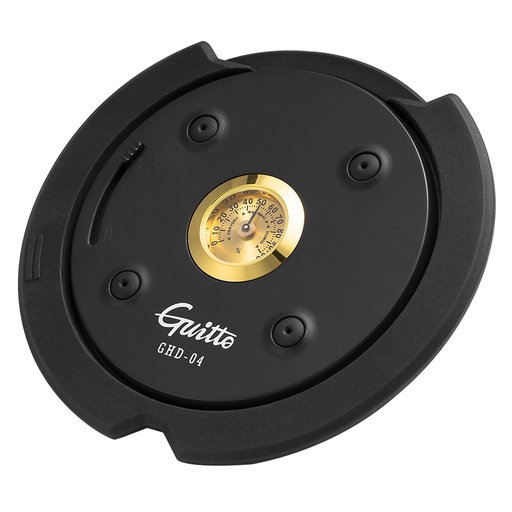 [GHD-04] FEEDBACK SUPRESOR GUITTO, INCORPORA HUMIDIFICADOR E HIGROMETRO, PARA MEDIDAS ESTANDAR 4.3 PULGADAS, COLOR NEGRO