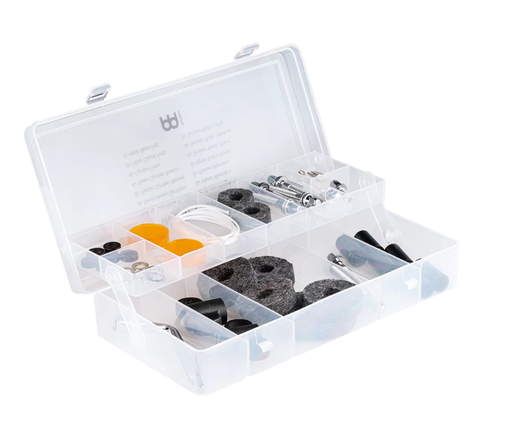 [MDKT] SET DE REPUESTOS MEINL, PARA BATERIA, INCLUYE LAS 14 HERRAMIENTAS MAS IMPORTANTES PARA BATERISTAS Y TECNICOS.