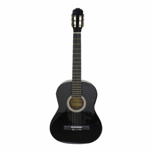 [GS851-BK/BAG] GUITARRA CLASICA SARA, 39", INCLUYE FUNDA, COLOR NEGRO